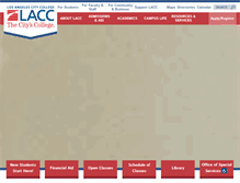 Tablet Screenshot of lacitycollege.edu